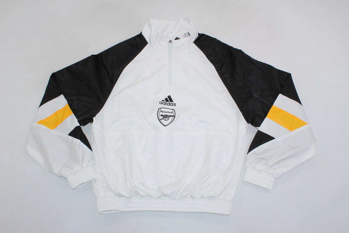 AAA Quality Arsenal 23/24 Wind Coat - White/Black/Yellow